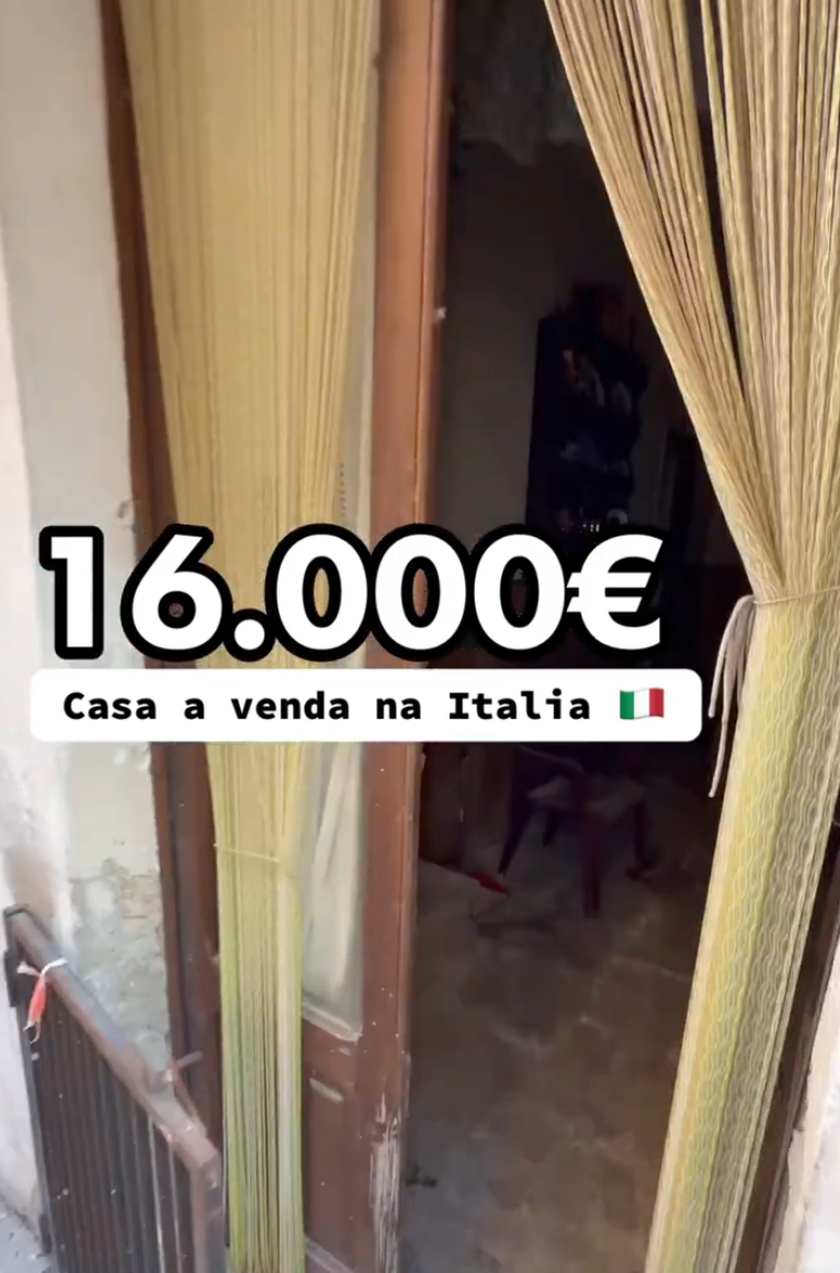 casa de 16000 euros na Itália